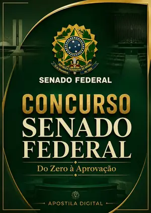 Capa da apostila Concurso Senado Federal