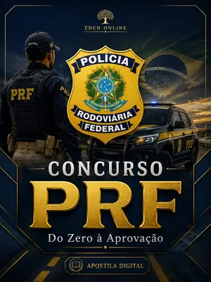 Capa da apostila Concurso PRF
